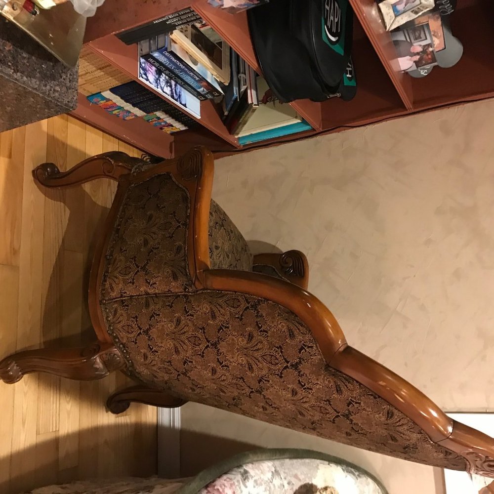 MOULIN ROUGE-ARMCHAIR-TOFFEE - Picture 3 of 4